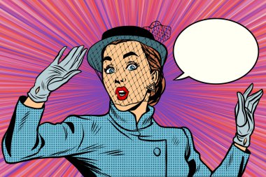 Sürpriz retro peçe bayan