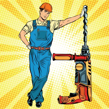 Elektrikli matkap ile güzel profesyonel Oluşturucu