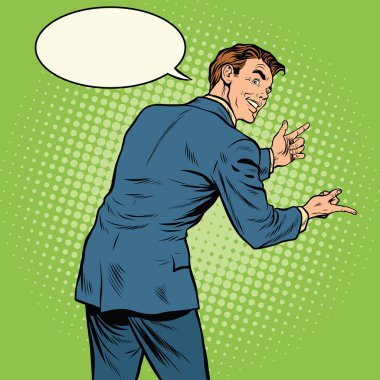 Gesticulating adam geri