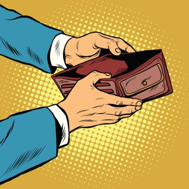 Boş cüzdan, para yok