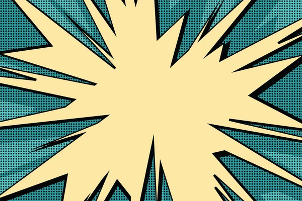 爆炸的波普艺术背景漫画泡沫 — 图库矢量图片