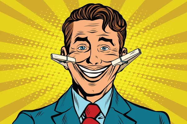 Vektorgrafiken Falsches Lacheln Vektorbilder Falsches Lacheln Depositphotos