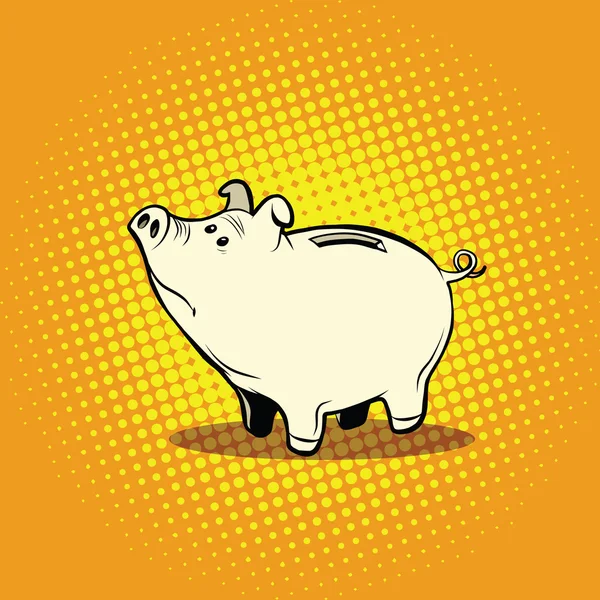 Roligt piggy bank — Stock vektor
