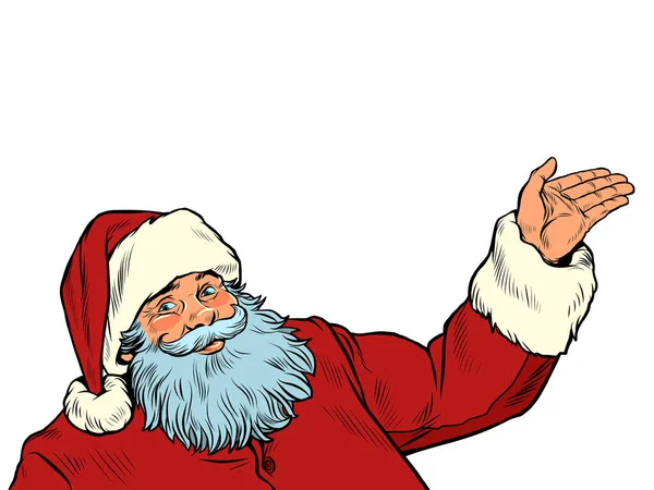 Papai Noel personagem isolado em um fundo branco — Vetor de Stock