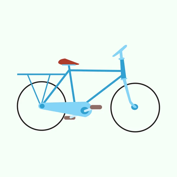 Hommes vélo d'appartement urbain — Image vectorielle