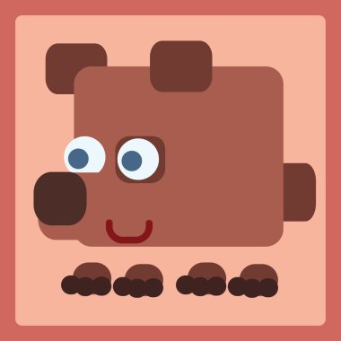 Boz ayı kutsal kişilerin resmi çizgi film