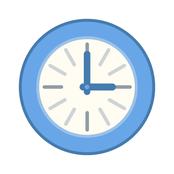 Reloj icono estilizado símbolo — Vector de stock