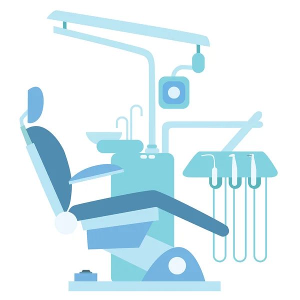 Silla de consultorio médico dentista — Vector de stock