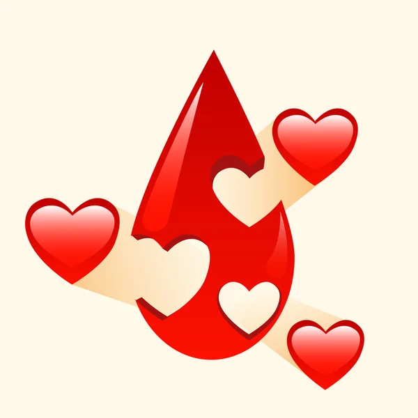 Донорство лекарств крови и органов — стоковый вектор