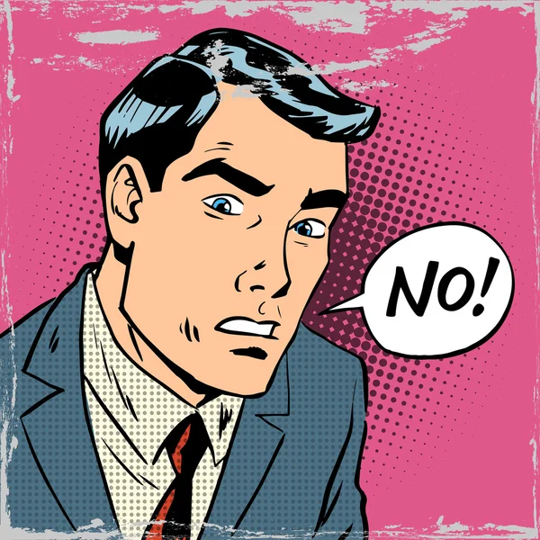 adam hiçbir pop sanat çizgi roman retro tarzı yarı ton diyor