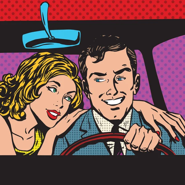 Pop art comics estilo retro Halftone — Vetor de Stock