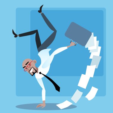 Afrika işadamı başarı hareket sevinir