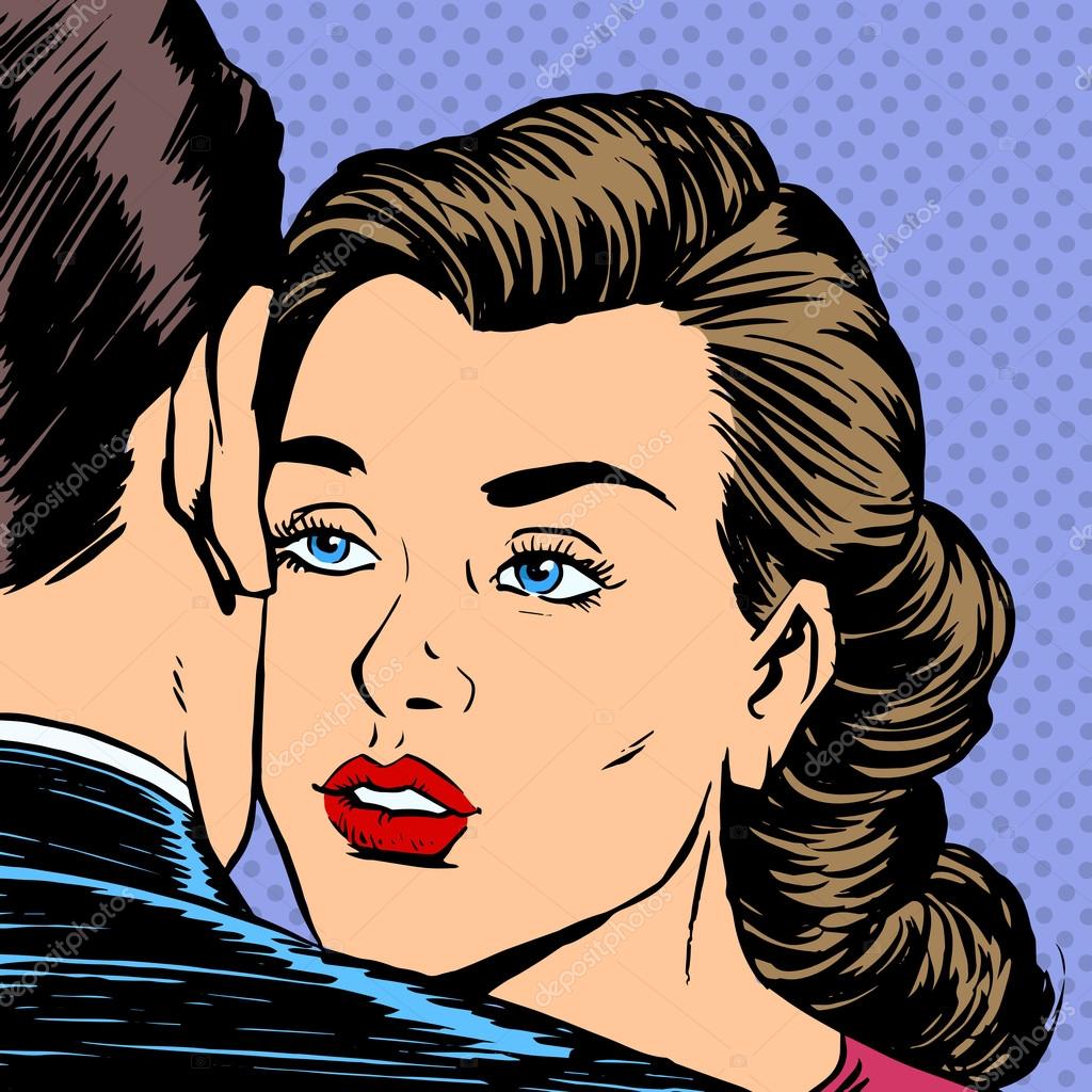 女性愛デート悲しみの別れ悲しそうな顔で男を抱いて ストックベクター ©studiostoks 74284619, image size:1024x1024