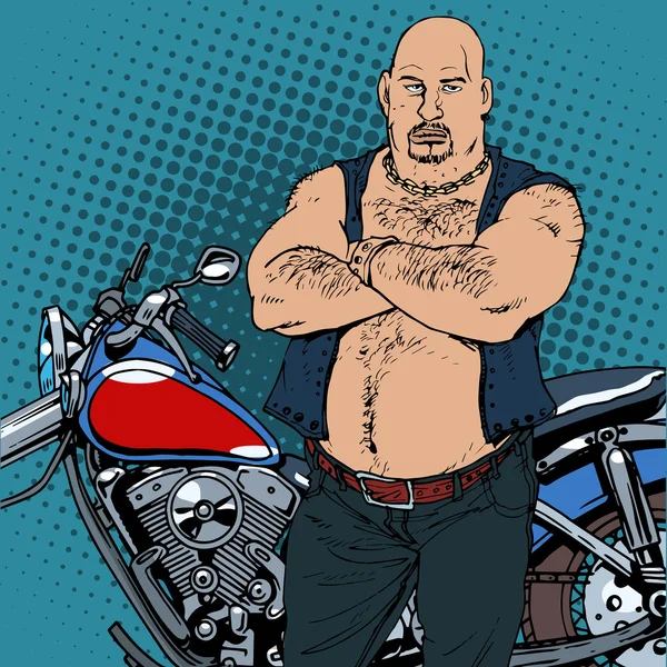 脂肪バイク ビンテージ バイク — ストックベクタ