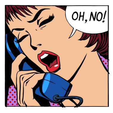 Oh hiçbir duygusal konuşma kadın telefon