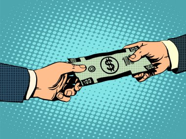Para satın alma dolar iş kavramı
