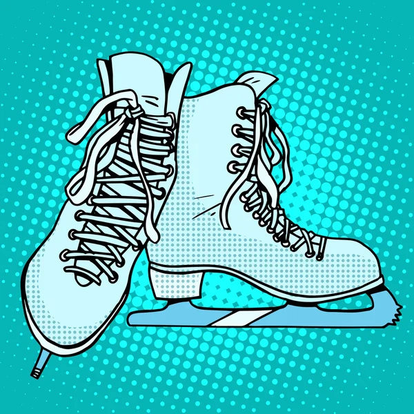 Patines deportes de invierno — Archivo Imágenes Vectoriales