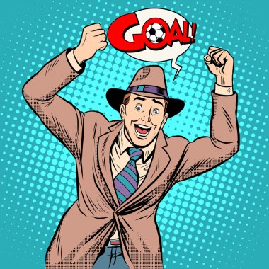 Futbol fanatiği gol Futbol Spor çığlık