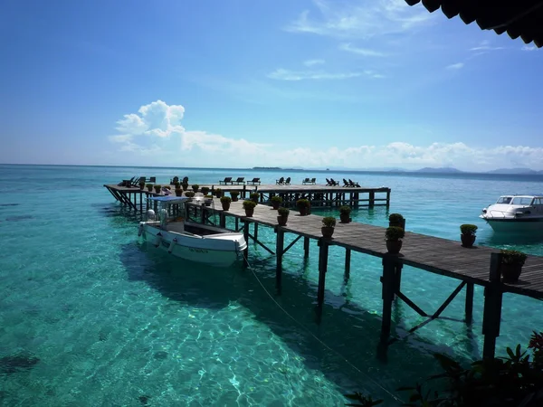 Kapalai Resort, Sabah, Malesia — Foto Stock