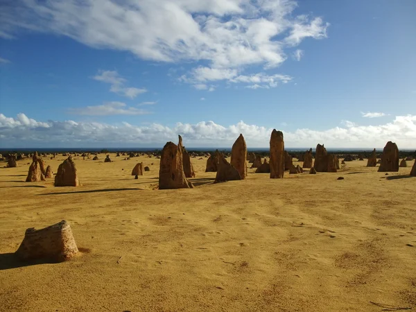 石峰在 Nambung 国家公园 — 图库照片