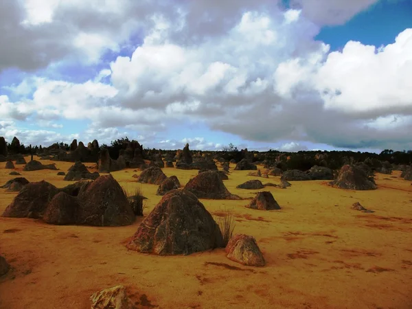 石峰在 Nambung 国家公园 — 图库照片