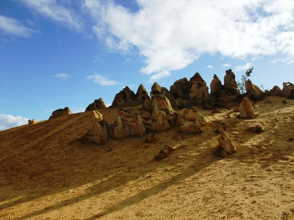 Pináculo no parque nacional de Nambung — Fotografia de Stock