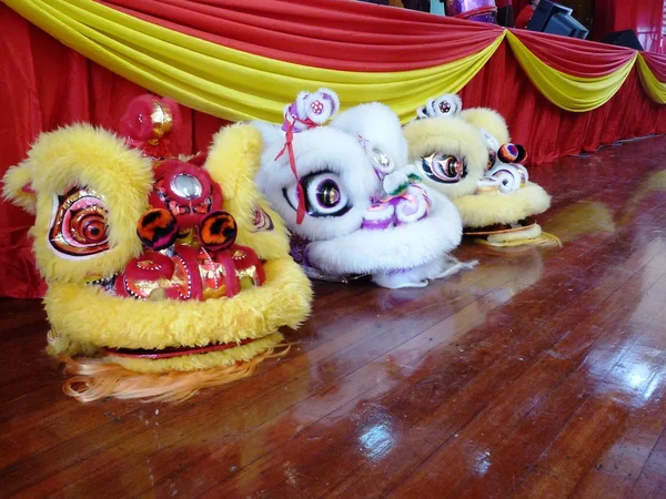 Lion dance performance — Stock Photo, Image