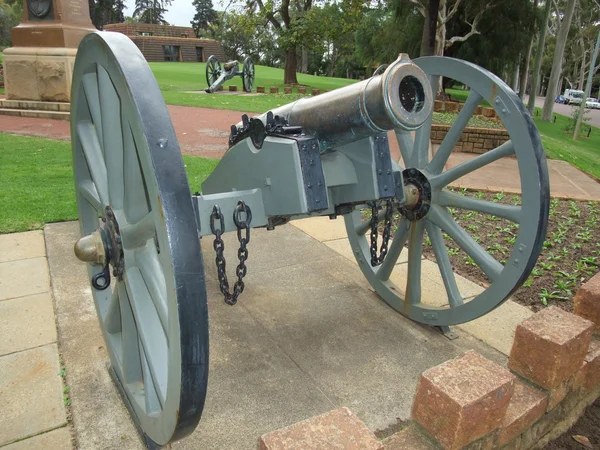Пушка Гражданской войны — стоковое фото