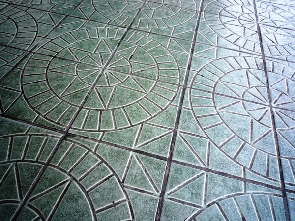 Keramiska golv kakel mönster i star och cirkel formen — Stockfoto