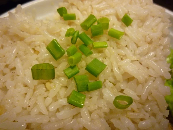 Coeur en forme de riz frit — Photo