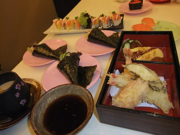 Sushi és Tempura — Stock Fotó