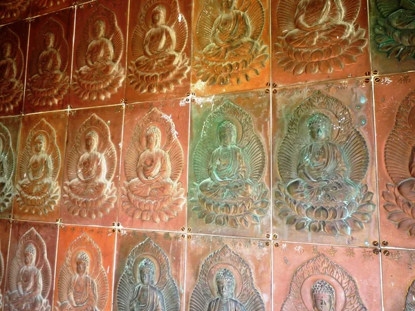 Textura de Buda en pared —  Fotos de Stock