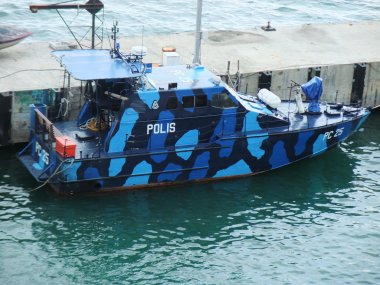 Malezya polisi gemi tekne