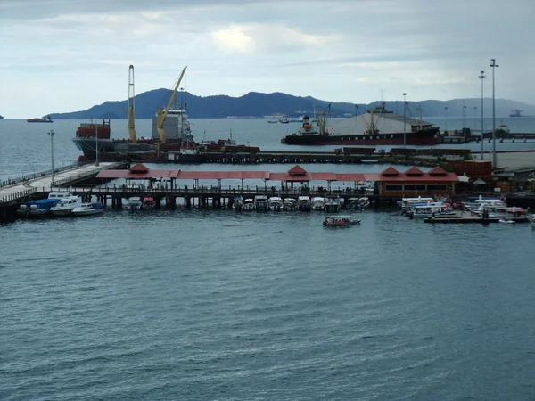 Kota Kinabalu port in Malaysia — 图库照片