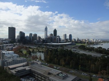 Batı Avustralya'nın Perth manzarası