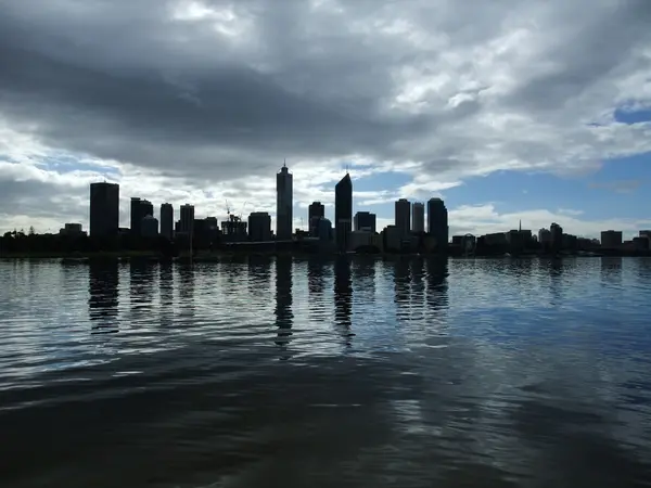 Perth Skyline von Westaustralien — Stockfoto