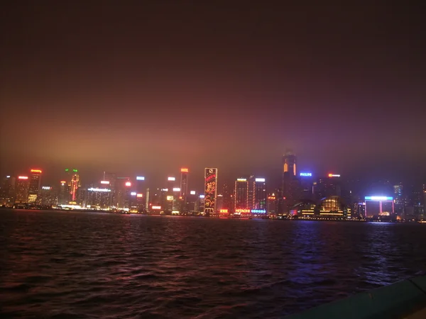 Hong Kong night scene — Stock Photo, Image