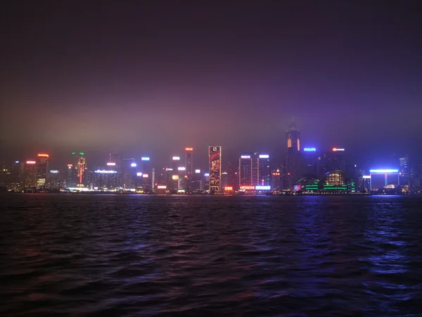 Hong Kong night scene — Stock Photo, Image