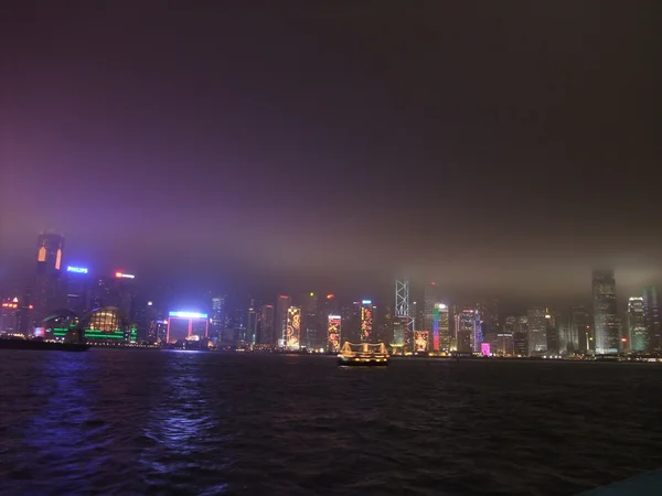 Hong Kong night scene — Stock Photo, Image