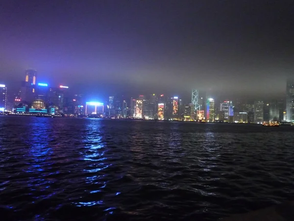 Hong Kong night scene — Stock Photo, Image