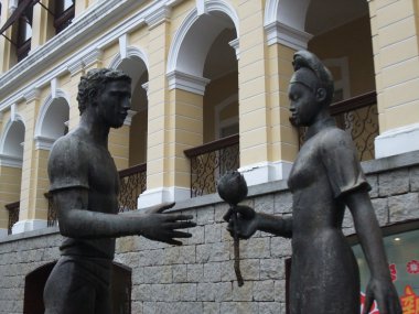 Heykel St Paul Kilisesi önünde seviyorum