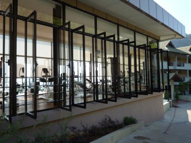 modern bir fitness merkezi