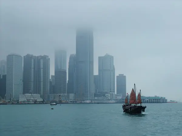 Hong Kong Victoria Harbour — Foto Stock