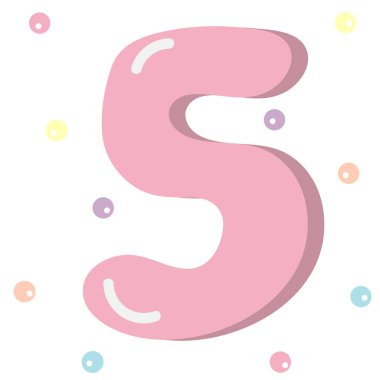 Beş numaralı renkli çizgi film.