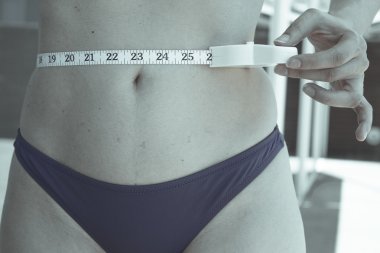 Kadın vücut şekillendirme ölçme