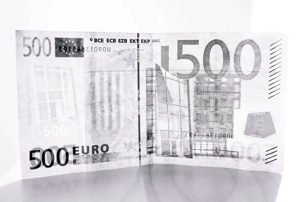 500 Евро Официальных Банкнотах Людей — стоковое фото