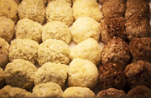 Sortierte Kroketten vor dem Kochen — Stockfoto