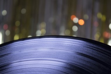 Arka plan bulanık vinil LP
