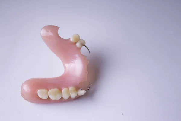 Limpeza interdental. Higiene dentária — Fotografia de Stock