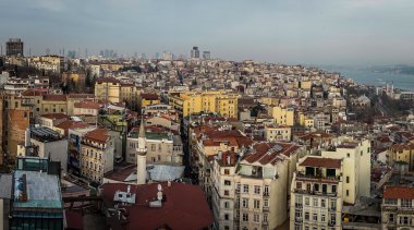 Yüksek yoğunluklu nüfus şehir.